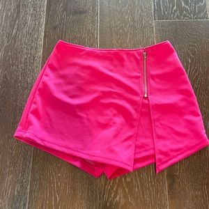 Hot pink skort